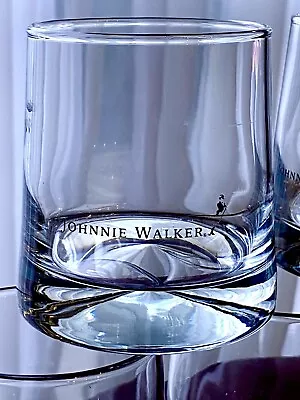 Set Of 5 Johnnie Walker Striding Man Black Label  Collectable Crystal Whiskey • $60