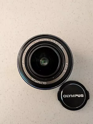 Olympus M.Zuiko 14-42mm F/3.5-5.6 II R Lens For Four Thirds M43 (Black) • $46