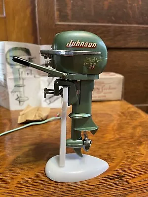 1954 K&O Johnson Seahorse 25hp Toy Outboard Motor W/ Box Stand And Wiring • $250