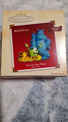 Hallmark Keepsake Disney 2002 Sulley And Mike Monsters Inc. W/ Box • $25