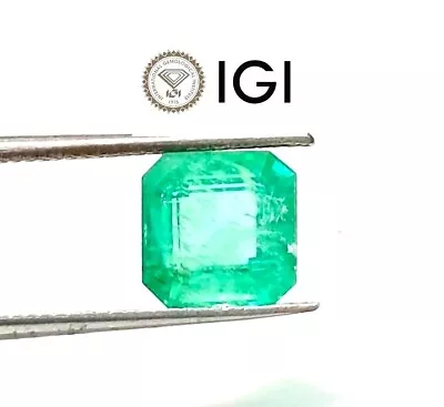 2.01ct IGI CERTIFIED  Colombian Emerald 100% Natural Emerald • £395.11