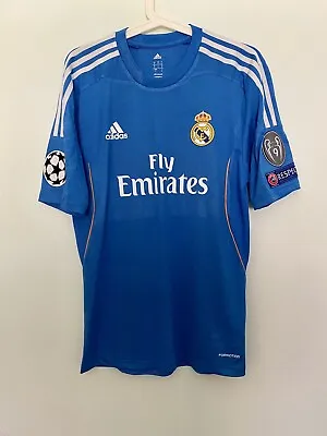 Modric，2013-14 Ucl Real Madrid Away Blue Match Unworn Shirt Size 6 • $1399.99