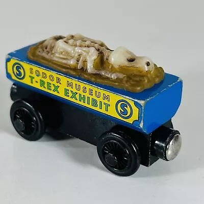 Fossil Car Wooden Railway Thomas The Train Sodor Museum Friends T-Rex Exhibit • $19.76