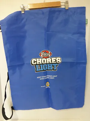 Eco2go Laundry Bag Coors Light Chores Light Blue NEW • $15.93