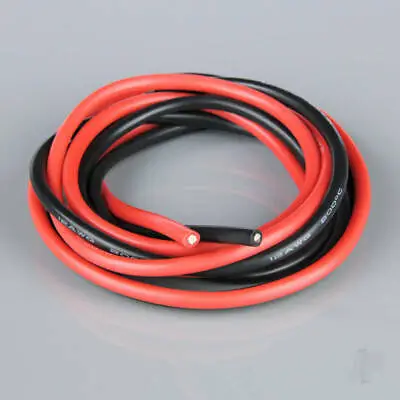 Silicone Wire 12AWG 680 Strand 4ft / 1.2m Red-Black RDNAC010140 • £9.58