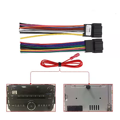 Aftermarket Car Stereo Radio Wiring Harness Adapter For Cadillac Chevy 2007-2014 • $8.57