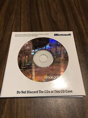 Microsoft Office Small Business Edition 2003 W/ Business Contact Manager W/ Key • $17.99