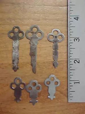 6 Vtg Clover Keys Yale & Towne W.I.S.& Others Unmarked • $6.99