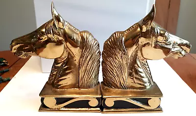 Vintage Book Ends 1954 Horse Head Bust The Stallion By Medalcrafters 5  X 7.5  • $39.95