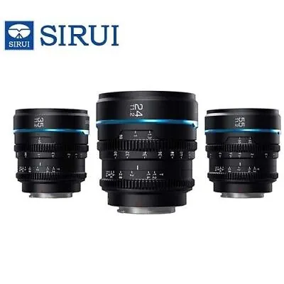SIRUI Night Walker 24mm 35mm 55mm T1.2 S35 Cine Lens E Mount M4/3RFFuji XF • £261.75