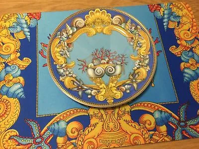 VERSACE LA MER PLATE LIMITED EDITION W CATALOG ROSENTHAL New COLLECTIBLE SALE  • $199