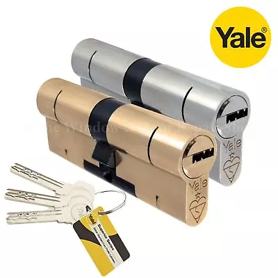 YALE Superior Euro Cylinder Door Lock Anti Snap Bump High Security UPVC Barrel • £25.45