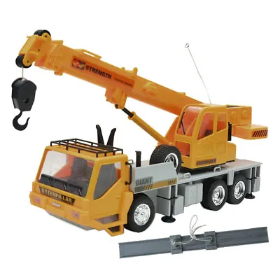 £34.10 • Buy 8 Channel Electric Rc Remote Control Crane Toy W/ Light & Sound For Kids