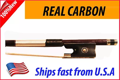  New Genuine Carbon Fiber Violin Bow 1/2 --BROWN • $42.50