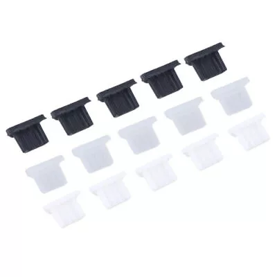 10pcs Universal Micro-USB Dust Plug Charger Port Cover Cap Female Jack Interf FT • £2.59