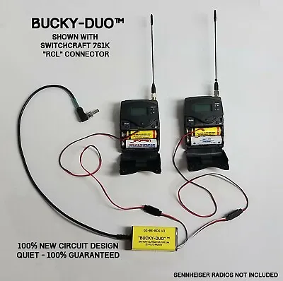 £117.84 • Buy Bucky-Duo AA Battery Eliminator KIT - Sennheiser G3 G4 Wireless Mic Receivers 