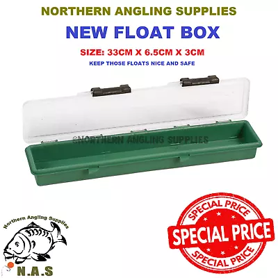 2 X Nas Float Fishing Storage Box With Locking Clips   • £117.98