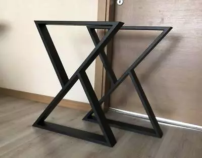 £66.99 • Buy 2Pcs Metal Table Legs H71*W50cm Furniture Frame Legs Coffee Dining Table Legs