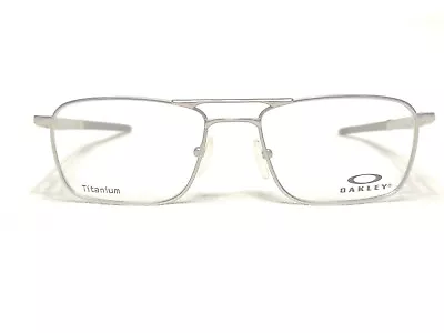 NEW Oakley Gauge 5.2 Truss OX5127-0351 Mens Satin Chrome Eyeglasses Frames 51/17 • $119.99