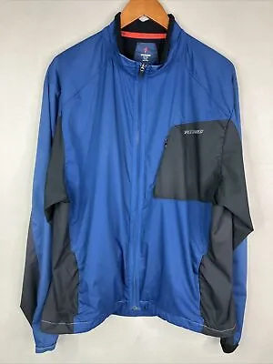 Specialized Full Zip Blue & Black Multiple Pocket Cycling Jacket Men’s X-Large • $31.77