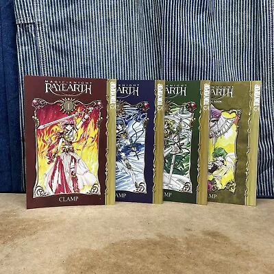 Magic Knight Rayearth Clamp Vol 1-3 & Memorial Book English Manga Set • $12.88