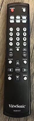 GENUINE VIEWSONIC RC00151P Lcd Tv Remote Control N2051W VS11690 N2635W2 Tested • $21.99