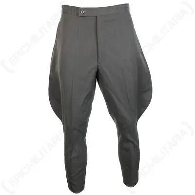 German Officer Grey Jodhpurs - Military Army Surplus Pants Trousers All Sizes • $41.95