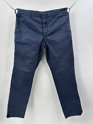 Prada Navy Blue Trimmed Chinos Size 48-EU (F5) • $29