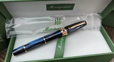 Montegrappa Legacy Extra Grande Celluloid Blue Limited Edition Fountain Pen Sale • $995