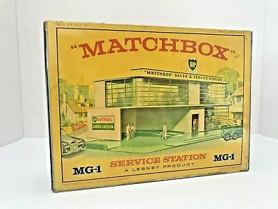 Matchbox Lesney Empty Box Reproduction  / MG-1 SERVICE STATION BP  • $22.07