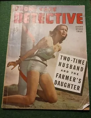 Rare Vintage FRONT PAGE DETECTIVE Magazine July 1942 • $9.99