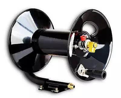 ReelWorks Air Hose Reel Tool 3/8  X 100' (Hose Not Included) L201303A - Black • $74.35