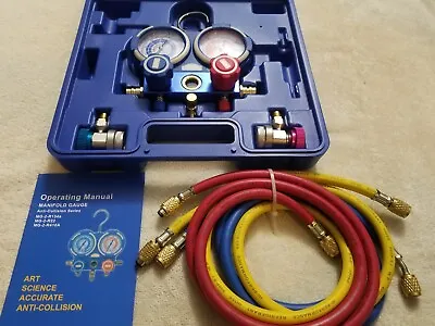 Vivo Home A/C Manifold Gauge With Travel Case For MG-2-R134a/R22/R410A • $39.99