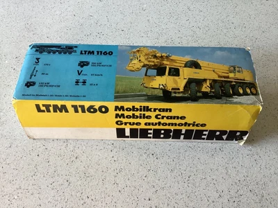 £32 • Buy Vintage Diecast Heavy Boxed Crane Liebherr LTM 1160 Scale 1/50