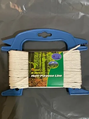 £2.89 • Buy 15 Metre Multi Purpose Line Camping Tents Washing Line Landry /Clothes Line Rope
