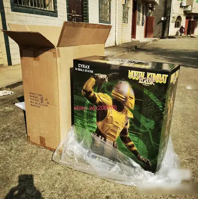 PCS Mortal Kombat CYRAX Statue Resin Figure Model Painted Collectible Limited • $799