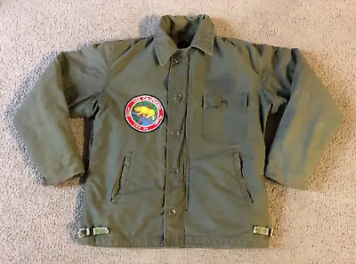 VTG U.S Military Vietnam War Era USS California A2 Deck Jacket - Small - *Read • $120