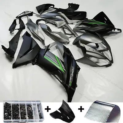 Injection Bodywork For Kawasaki 2013-2018 Ninja ZX-6R ZX6R ZX636 ABS Fairing Kit • $488.95