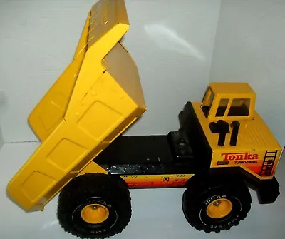 Vintage 1980s Mighty Tonka XMB-975 Metal Dump Truck Turbo Diesel Near Mint Ca • $69.95