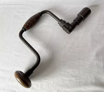 Working Antique / Vintage Wood & Metal Carpenter's Brace Drill Old Tool #1 • £15.95