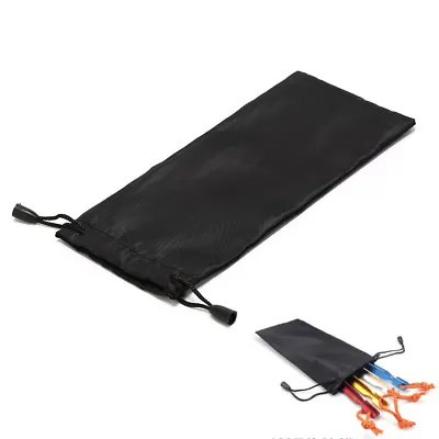 $4.08 • Buy 21cm Tent Peg Nails Stake Storage Bag Outdoor Camping Tent Peg Nail Organize AR1