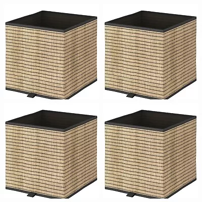 4× Ikea Storage Baskets Storage Boxes Home Decor In Various Sizes Designs   NEW  • £89.99