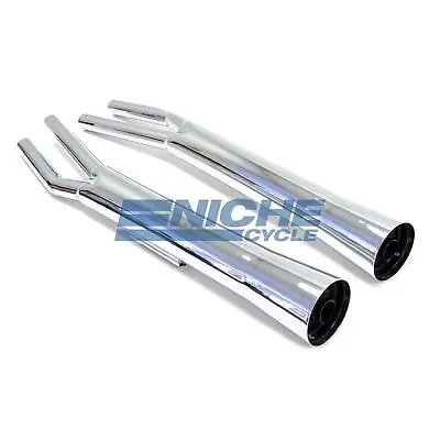 Honda CB650 Custom Performance Exhaust Motorcycle Mufflers Taper Chrome • $346.95