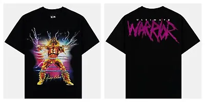 Ultimate Warrior T Shirt Mens Medium Black New SP X WWE • $22.99