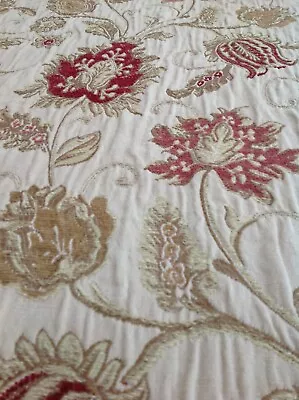 Paoletti  Floral Jacquard Pencil Pleat Door Curtain 90  X 90  • £45