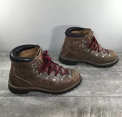 Vasque 6235 Gretchen Hiking Leather Women's Hiker Stomper Boots Size 9 Vintage • $127.48