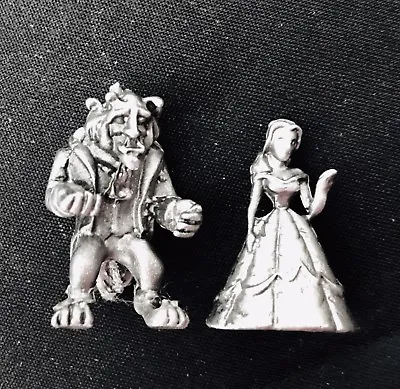 Miniature Solid Pewter Walt Disney BEAUTY And The BEAST Belle Metal Figurine C • $7.95