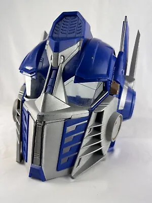 $14.99 • Buy Transformers Optimus Prime Helmet Halloween Adult Talking Mask￼ Working Hasbro