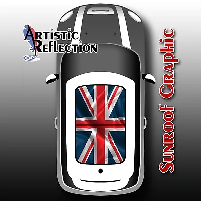 Union Jack Sunroof Graphic For MINI Cooper R50 R53 R56 R55 R60 F56 • $115