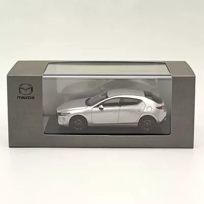 1:43 Mazda 3 5HB 2019 Skyactiv-X Silver Crystal Metallic Diecast Model Car Gift • $62.50